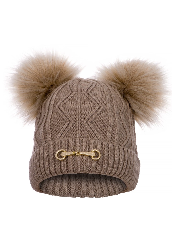 10610381_Hat EQ.QUEEN Ayla 24AW dark beige front.jpg
