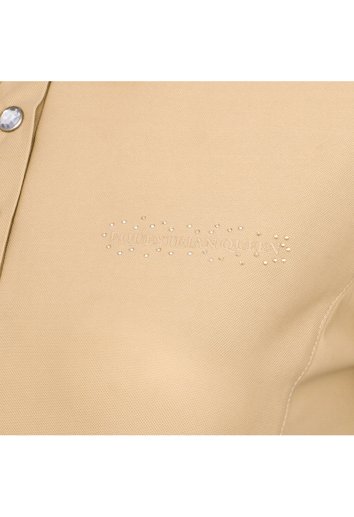 10410751_Polo shirt EQ.QUEEN Andrea 25SS sand detail.webp