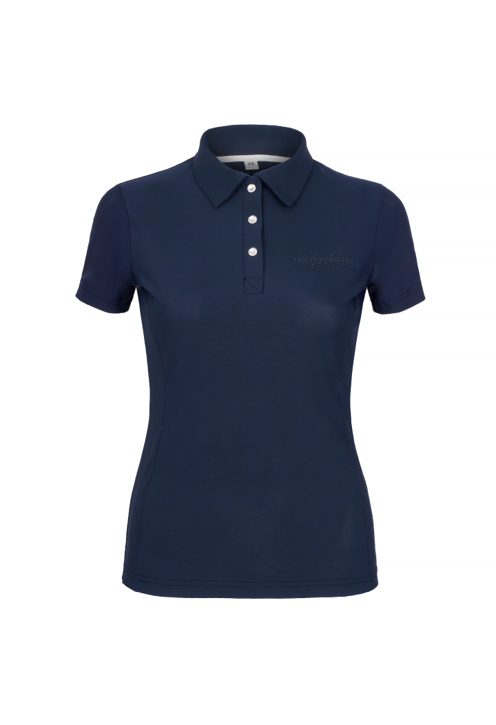 10410751_Polo shirt EQ.QUEEN Andrea 25SS navy front.webp