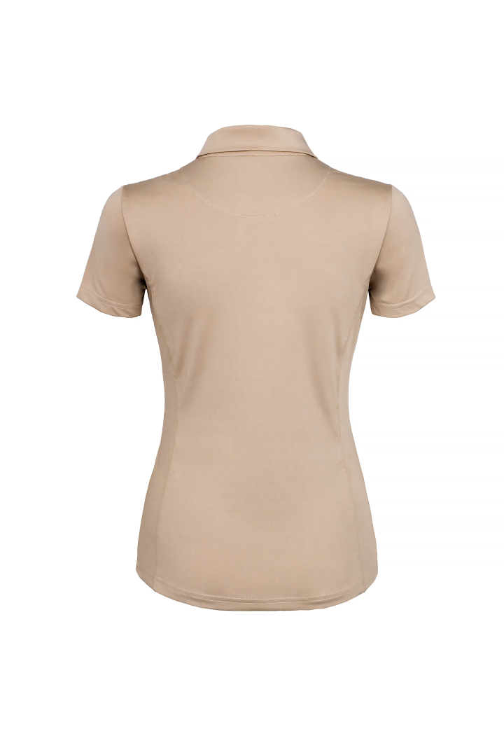 10410761_Polo shirt EQ.QUEEN Khloe 25SS dark beige back.webp
