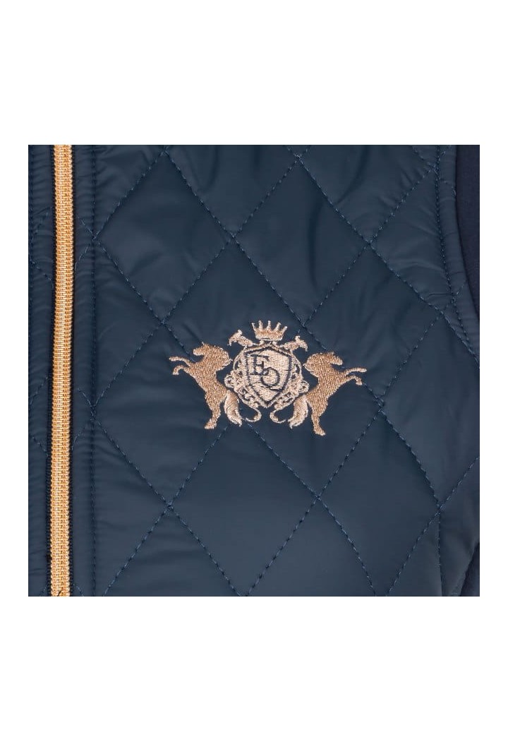 10210161 Kamizelka EQ.QUEEN Blakely 25AW navy detail2.jpg