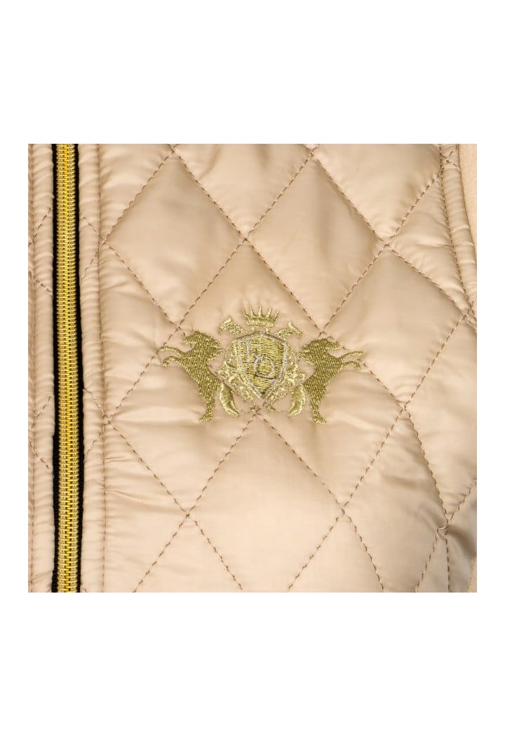 10210161 Kamizelka EQ.QUEEN Blakely 25AW nougat detail2.jpg