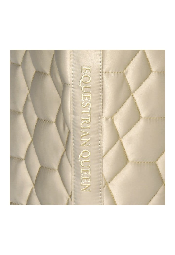 20410042 Czaprak EQ.QUEEN Milan Bamboo 25AW taupe VS detail2.jpg