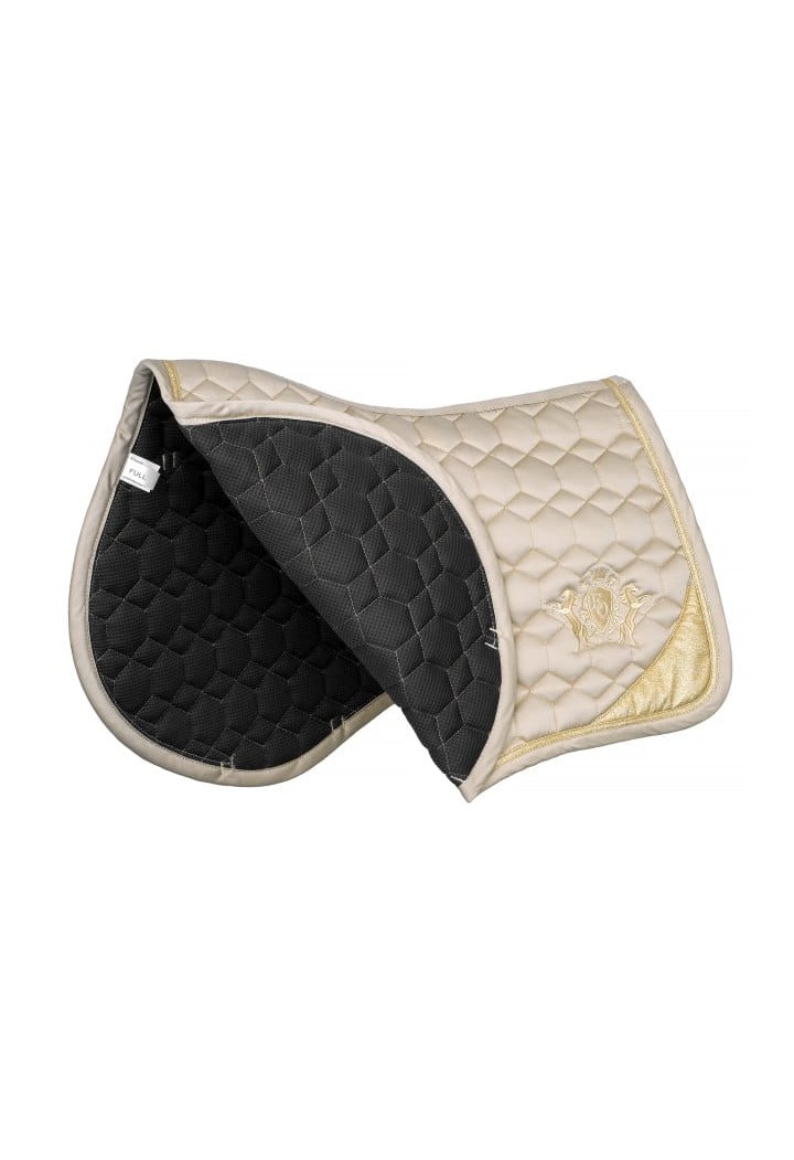 20410042 Czaprak EQ.QUEEN Milan Bamboo 25AW taupe VS detail.jpg