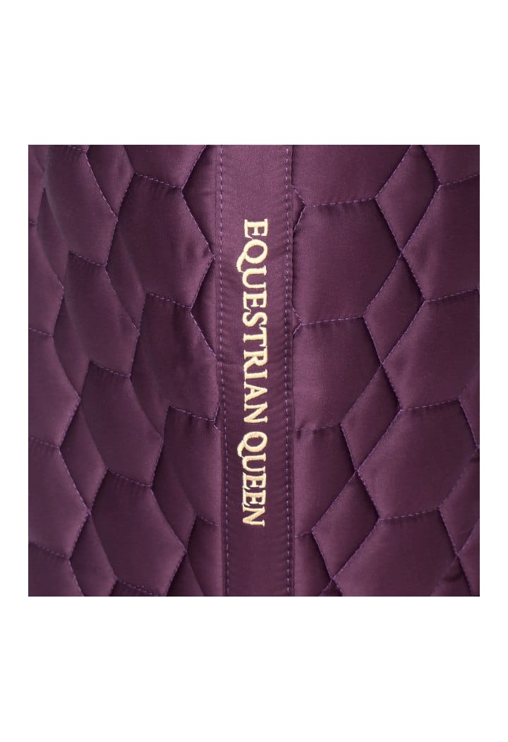20410042 Czaprak EQ.QUEEN Milan Bamboo 25AW plum DR detail2.jpg