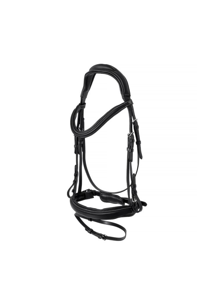 Ogłowie EQ QUEEN Firebird black bok.jpg