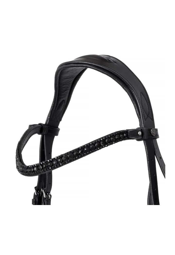 Ogłowie EQ QUEEN Giant black naczółek.jpg