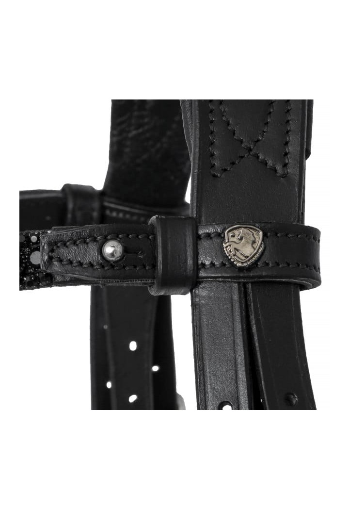 Ogłowie EQ QUEEN Giant black detal logo.jpg