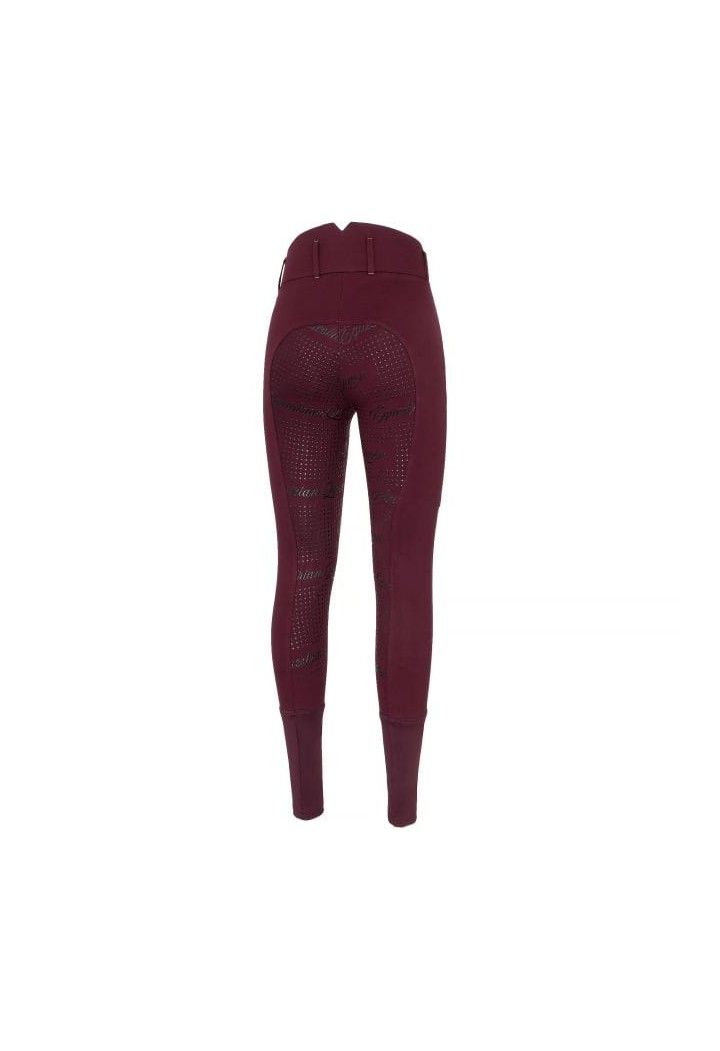 11311121 Bryczesy EQ.QUEEN Redbridgedamskie i młodzieżowe burgundy tył.jpg